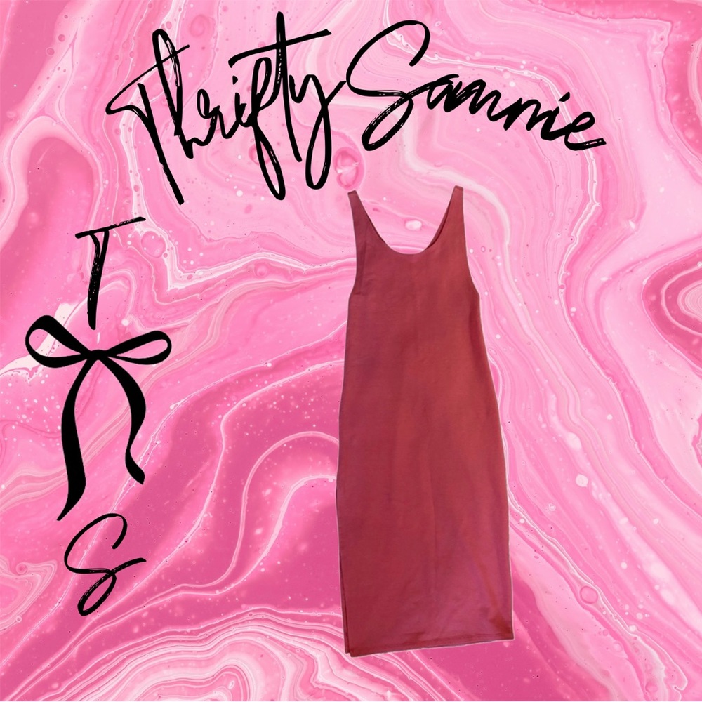 NWOT Mate the label sample piece Elegant Pink Sleeveless Dress